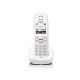 TELEFONO CORDLESS GIGASET AS405 S30852H2501K102 White DECT display alfanum., ID chiamate, 10 suonerie, rubrica 100 nomi VIVAVOCE
