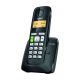 TELEFONO CORDLESS GIGASET AS160 S30852H2411K121 Black DECT display alfanum., ID chiamate, 10 suonerie, rubrica 80 nomi VIVAVOCE