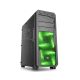 CASE ITEK M.TOWER GAMING SWOOP Green” USB3, 3*12cm fan, 2*LED GREEN,  Trasp Wind XL – ITGCSW09G