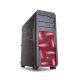 CASE ITEK M.TOWER GAMING SWOOP RED” USB3, 3*12cm fan, 2*LED RED,  Trasp Wind XL – ITGCSW09R