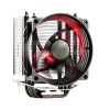 COOLER ITEK UNIVERSALE “ICY 4HE” 120mm LED ROSSO – 4 HeatPipe – 4pin -PWM- ITCCU2HE