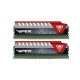 KIT DDR4 PATRIOT “VIPER ELITE” 16GB (2x8GB) 2400Mhz CL15 – RED – PVE416G240C5KRD