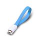 CAVO ATLANTIS “SMARTIX” USB 2.0 A/MICRO B M-M 0,2MT Colore Blu