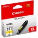 INK CANON CLI-551XL Y Giallo 15ML X PIXMA iP7250 MG5450 MG6350