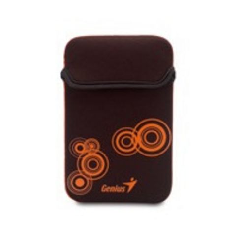 CUSTODIA PER TABLET GENIUS GS-701 Sleeve 7″ Neoprene, Marrone e Arancione