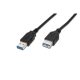 CAVO DIGITUS USB 3.0 A-A M-F PROLUNGA 1,8MT NERO