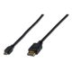 CAVO MICRO HDMI/HDMI DIGITUS M/M HIGH SPEED con Ethernet, da tipo micro D a tipo A – 1MT