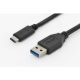 CAVO DIGITUS USB A-C M-M 1,8MT NERO