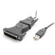 STARTECH Cavo adattatore USB a Seriale RS232 DB9 / DB25 – Cavo Adattatore seriale USB a DB9 / DB25 RS232 ad 1 porta M/M