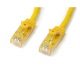 STARTECH Cavo patch antigroviglio UTP RJ45 Cat6 Gigabit Giallo 2 m – Cavo patch 2 m